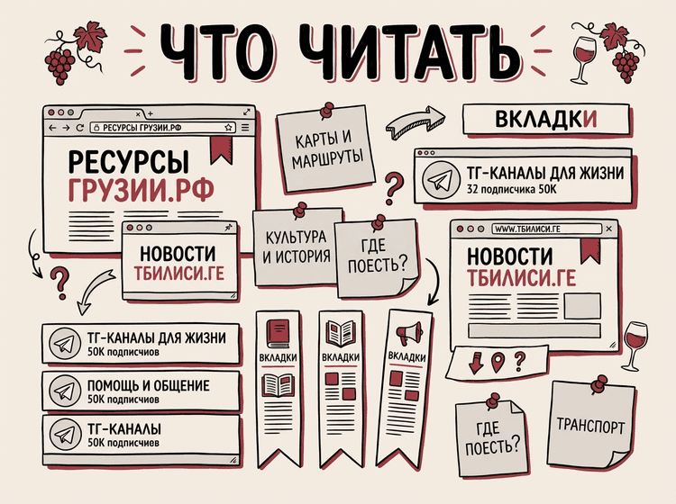 Полезные медиа и источники по Грузии